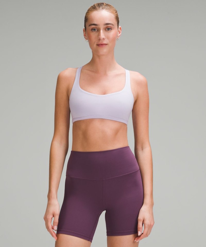 Lululemon Free to Be Bra - Wild *Light Support, A / B Cup Lilac Ether Online Outlet Sale