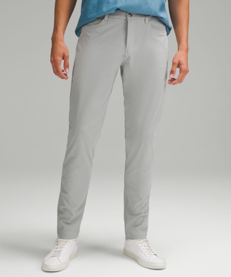 Lululemon ABC Slim-Fit 5 Pocket Pant 34"L *Warpstreme Silver Drop Online Outlet Sale