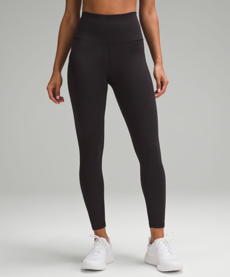 Lululemon Wunder Train High-Rise Tight with Pockets 25" Black Online Outlet Sale