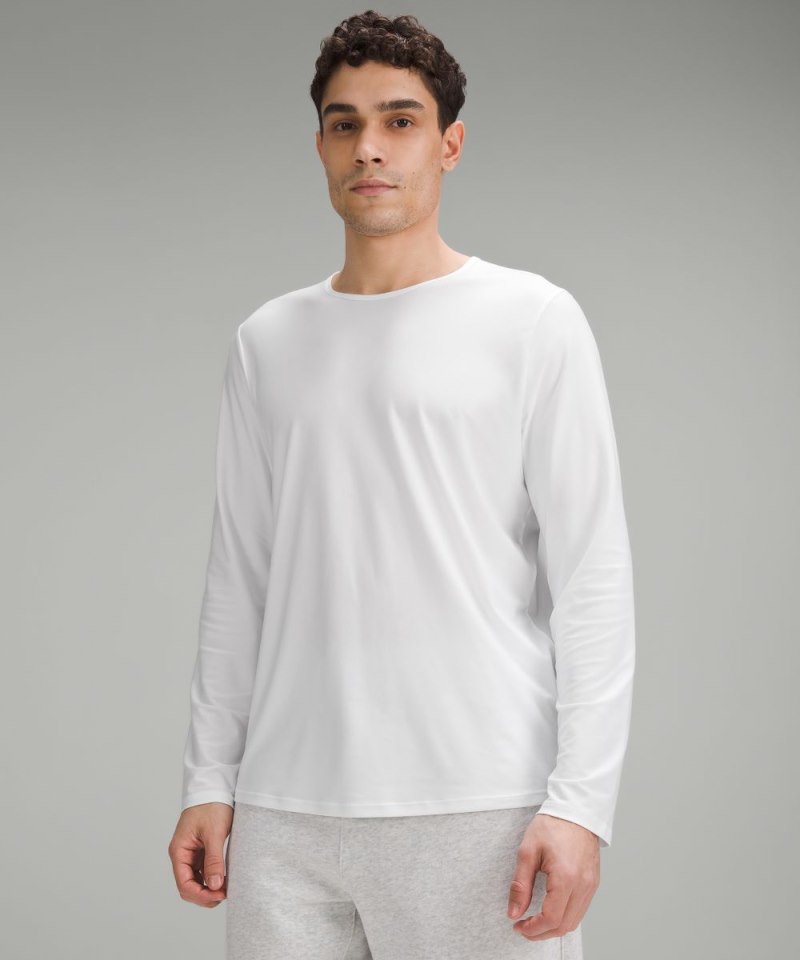 Lululemon Ultra-Soft Nulu Long-Sleeve Shirt White Online Outlet Sale