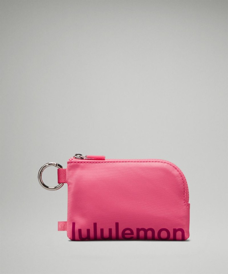 Lululemon Clippable Card Pouch Sakura Pink / Washed Mauve Online Outlet Sale