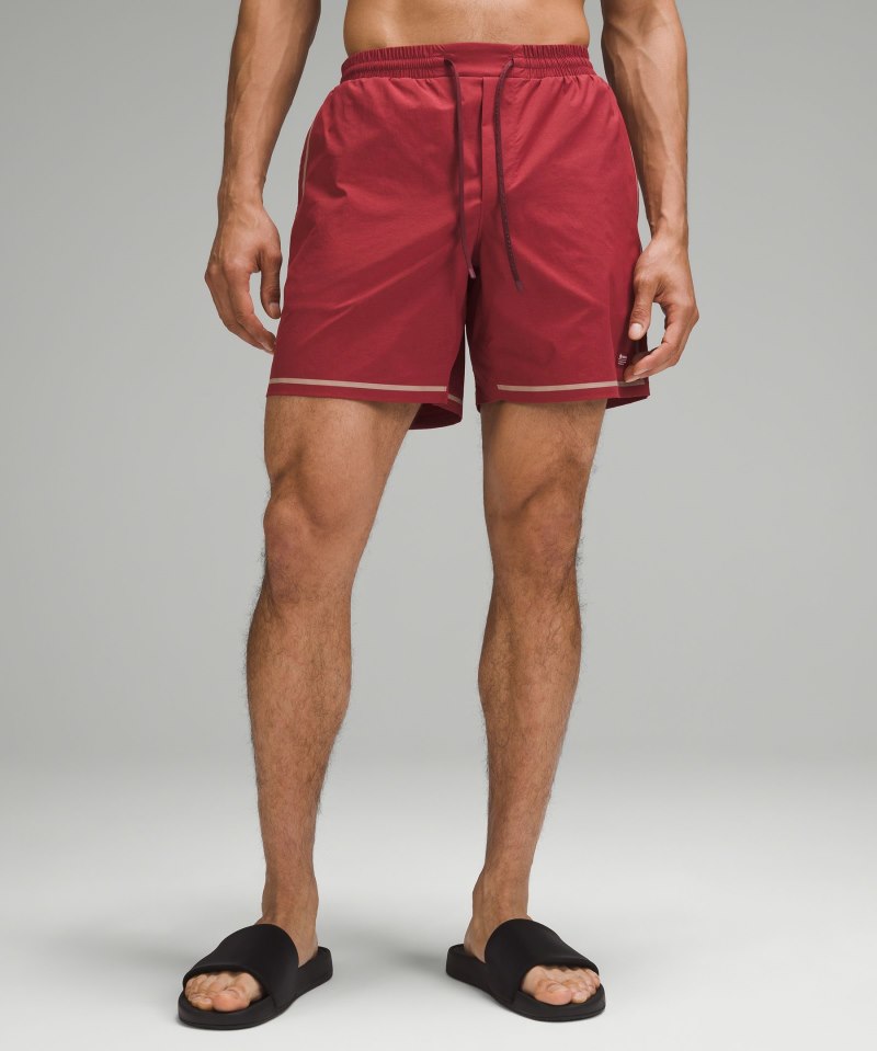 Lululemon Hybrid Pool Short 7" *Linerless Gamay Red Online Outlet Sale