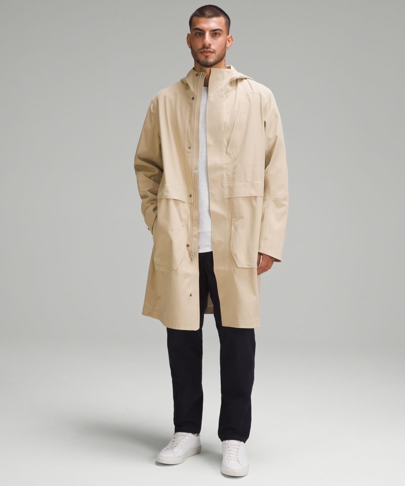 Lululemon Storm Field StretchSeal Long Jacket Trench Online Outlet Sale