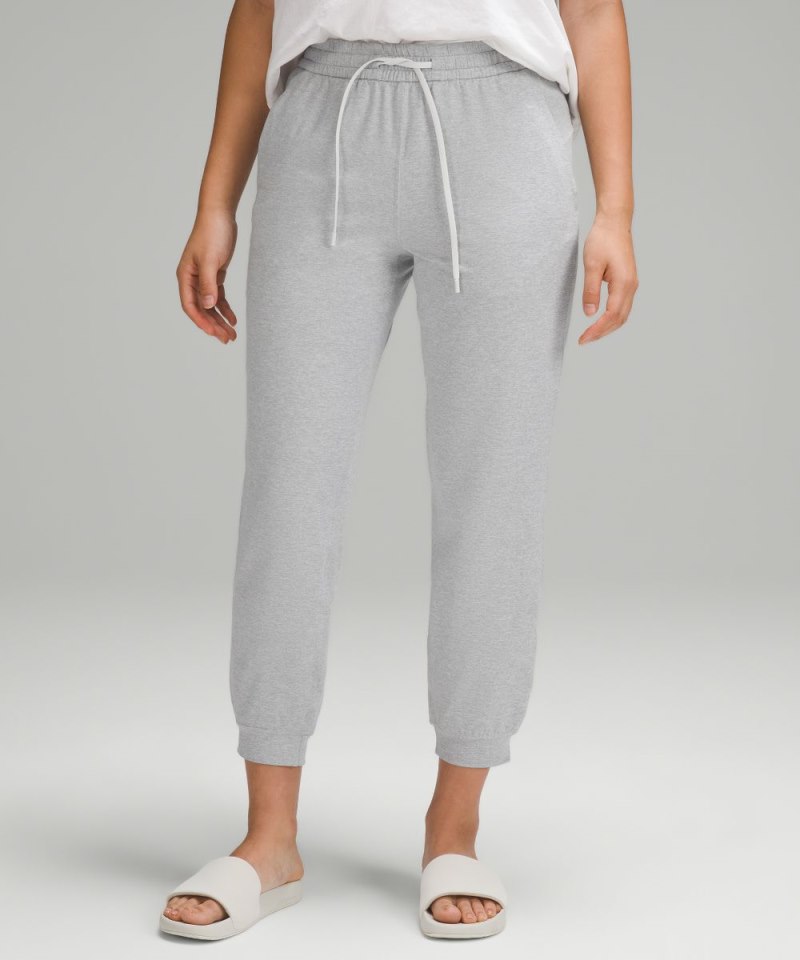 Lululemon Soft Jersey Classic-Fit Mid-Rise Jogger Heathered Core Ultra Light Grey Online Outlet Sale