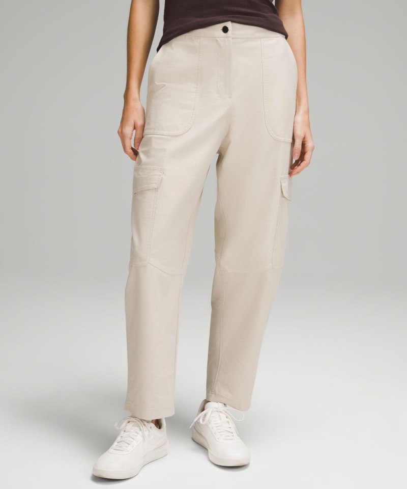 Lululemon Light Utilitech Cargo Pocket High-Rise Pant Natural Ivory Online Outlet Sale