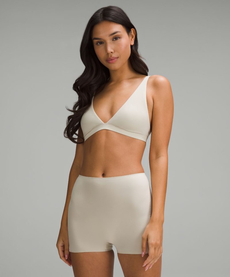 Lululemon Wundermost Ultra-Soft Nulu Triangle Bralette A–D Cups Mojave Tan Online Outlet Sale