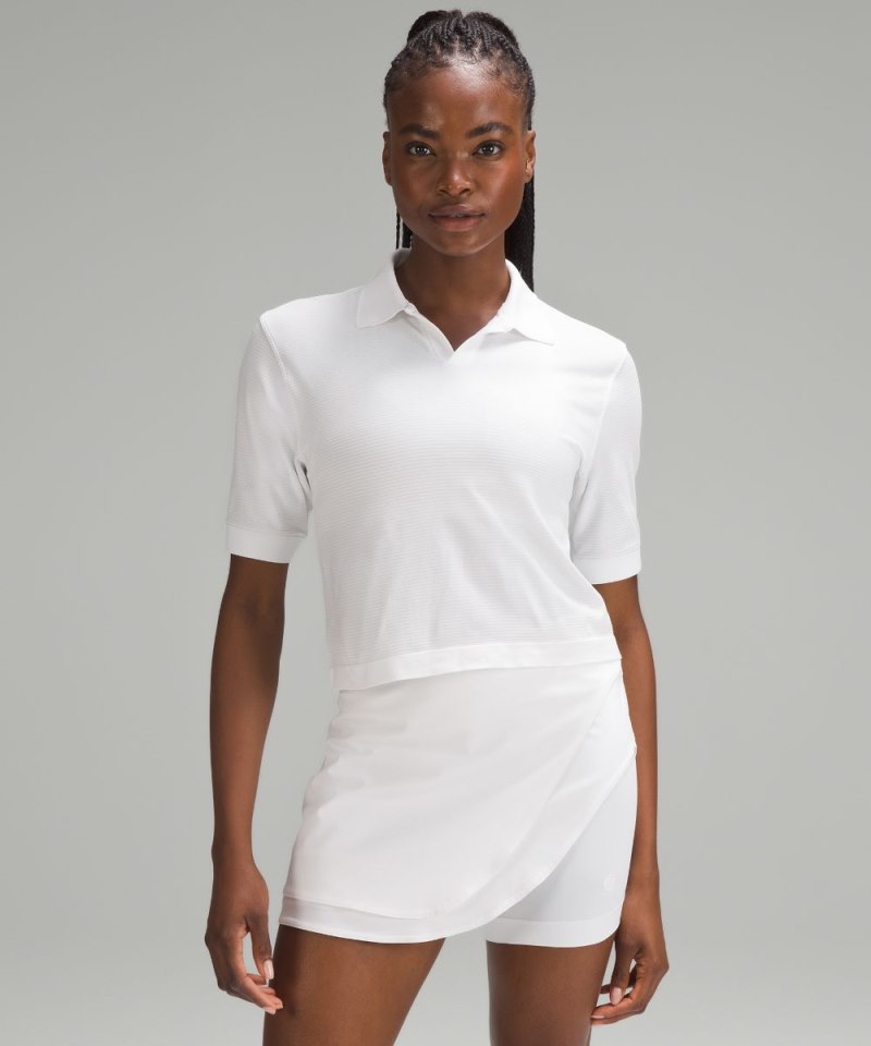 Lululemon Swiftly Tech Relaxed-Fit Polo Shirt White / White Online Outlet Sale