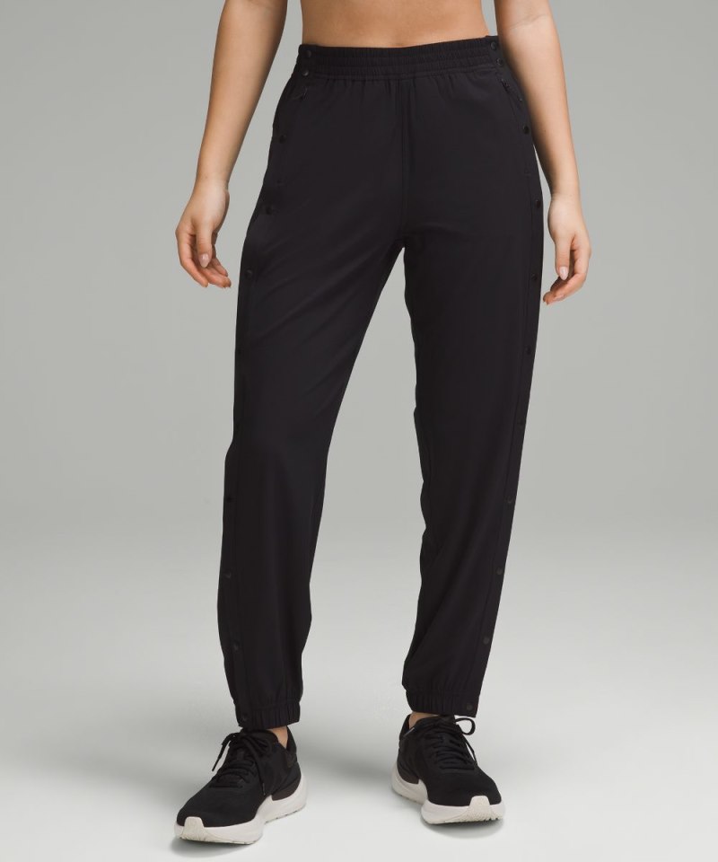 Lululemon Tear-Away Mid-Rise Track Pant Black Online Outlet Sale