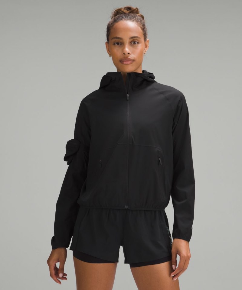 Lululemon Ventilated Packable Trail Running Jacket Black Online Outlet Sale