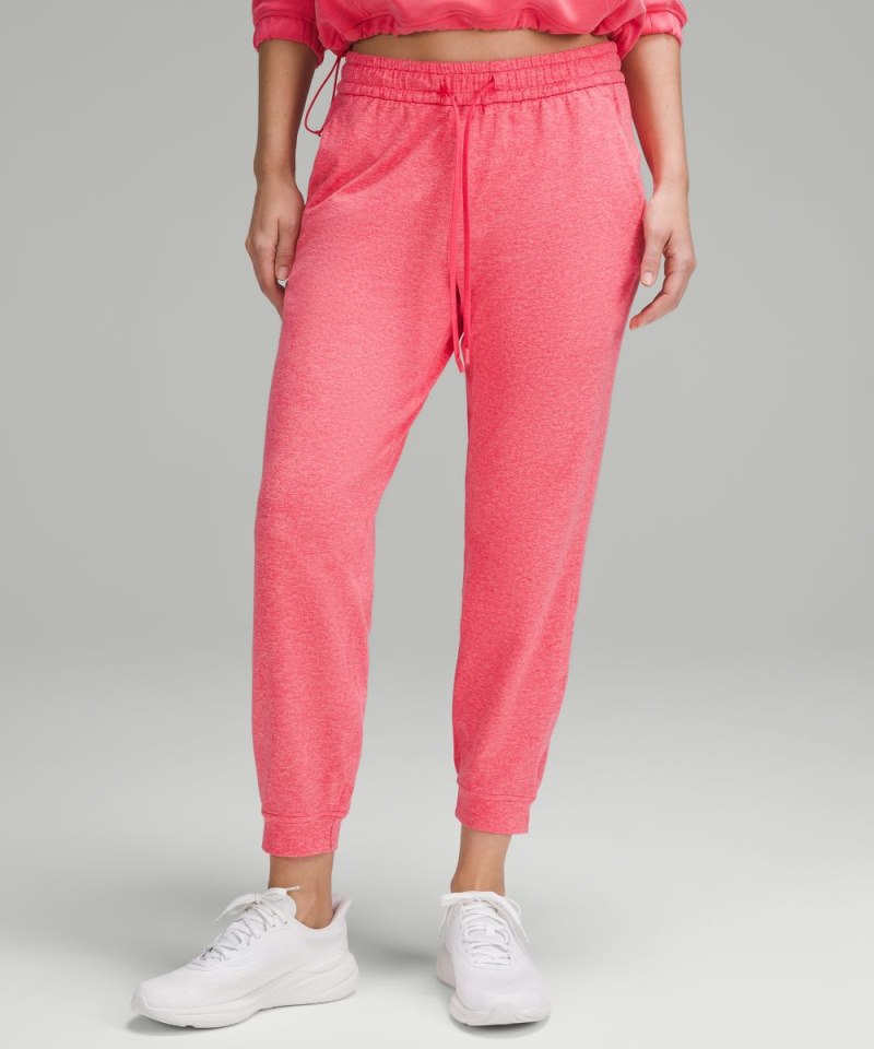 Lululemon Soft Jersey Classic-Fit Mid-Rise Jogger Heathered Glaze Pink / Heathered Sakura Pink Online Outlet Sale