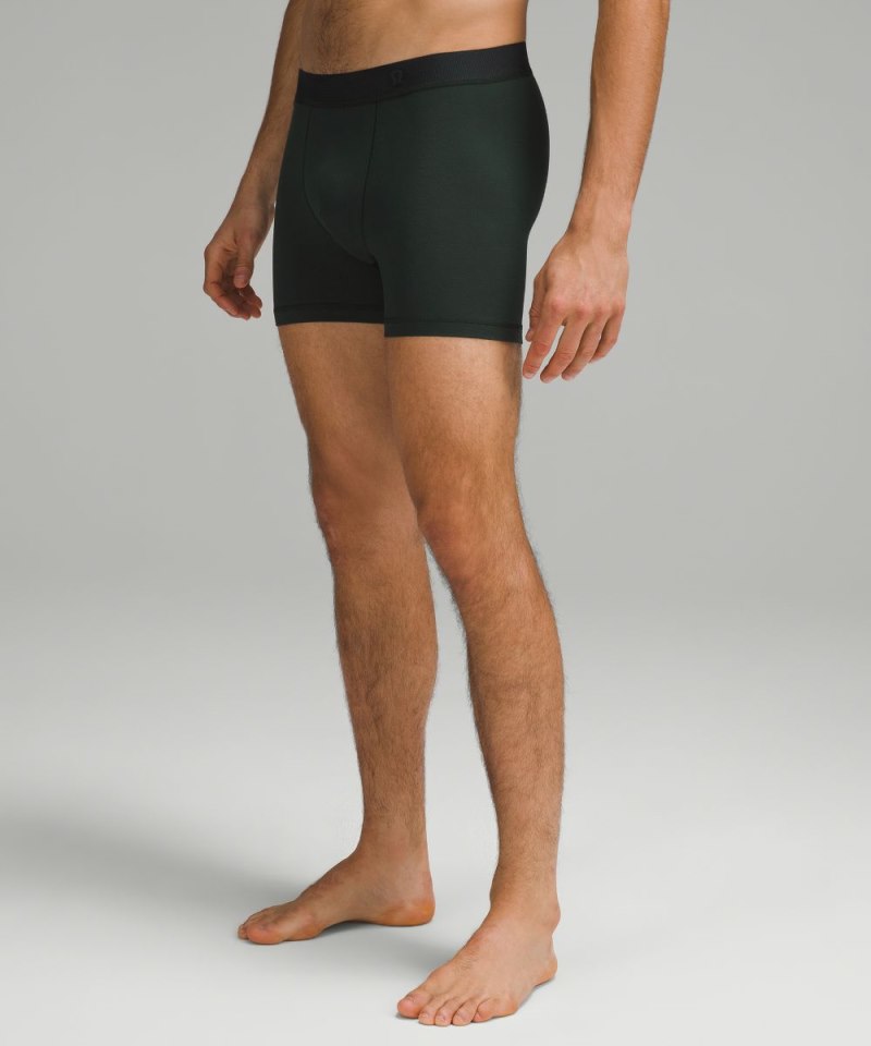 Lululemon Always In Motion Mesh Boxer 5" Rainforest Green Online Outlet Sale