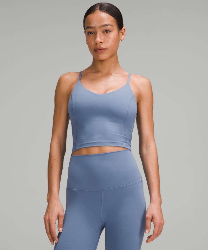 Lululemon lululemon Align™ Cropped Cami Tank Top *C / D Cup Oasis Blue Online Outlet Sale