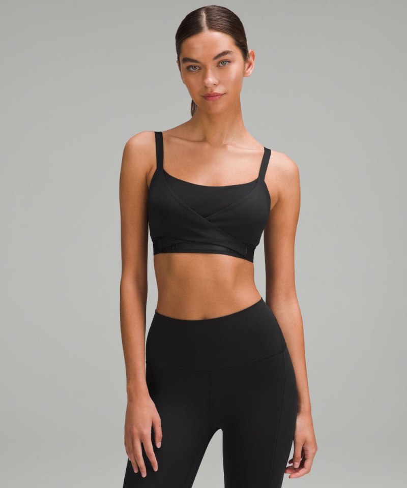 Lululemon Super-Soft Adjustable Recovery Bra *Light Support, B-D Cups Black Online Outlet Sale