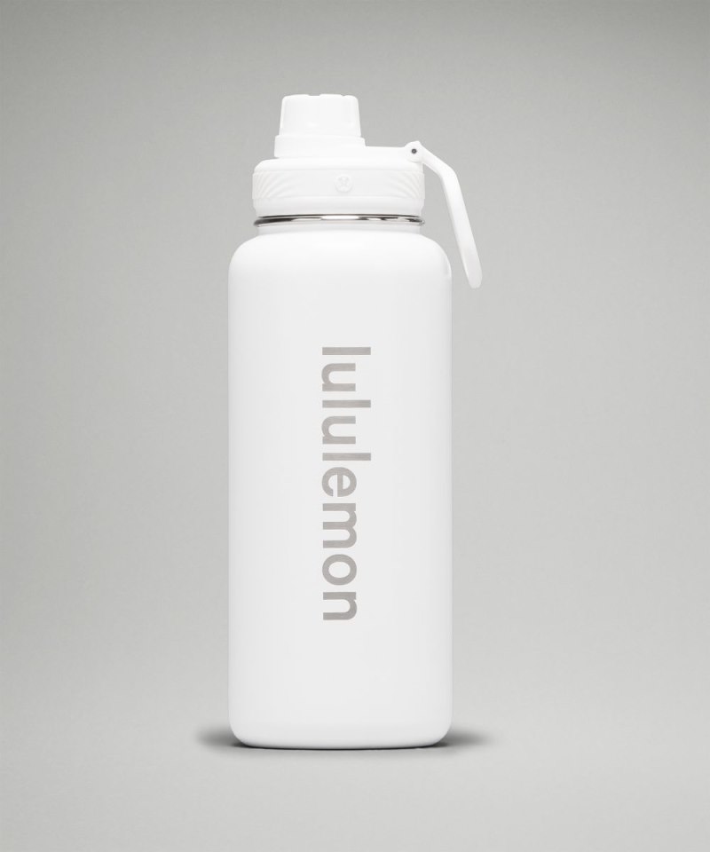 Lululemon Back to Life Sport Bottle 32oz White Online Outlet Sale