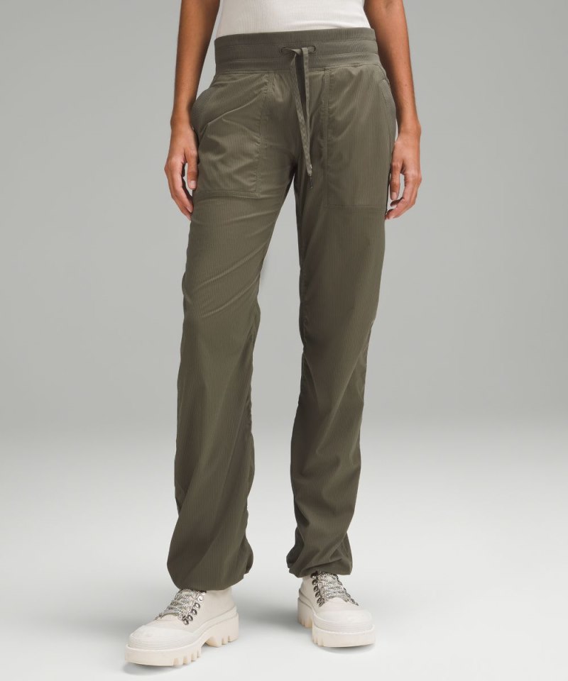 Lululemon Dance Studio Mid-Rise Pant *Regular Army Green Online Outlet Sale