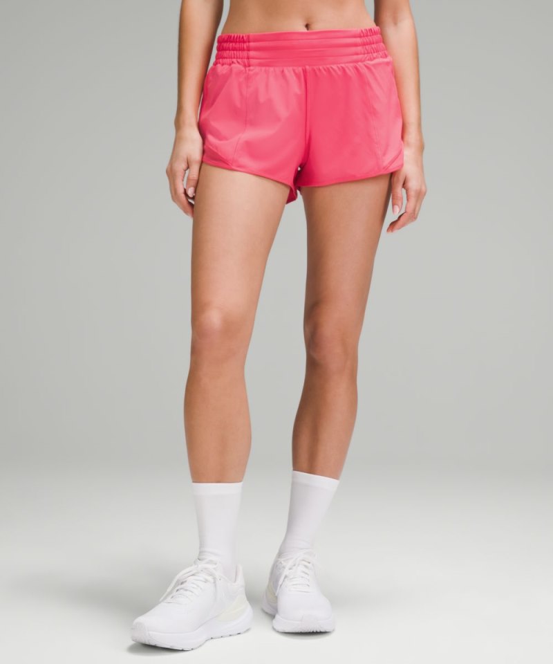 Lululemon Hotty Hot High-Rise Lined Short 2.5" Glaze Pink Online Outlet Sale