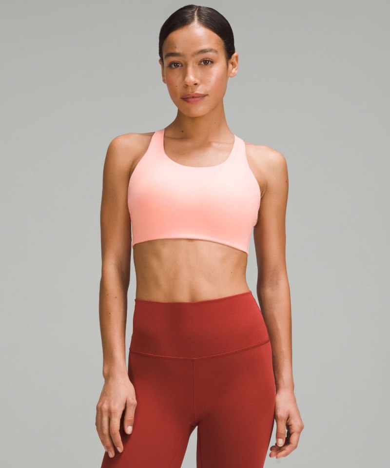 Lululemon lululemon Energy Bra *High Support, B–DDD Cups Dew Pink Online Outlet Sale