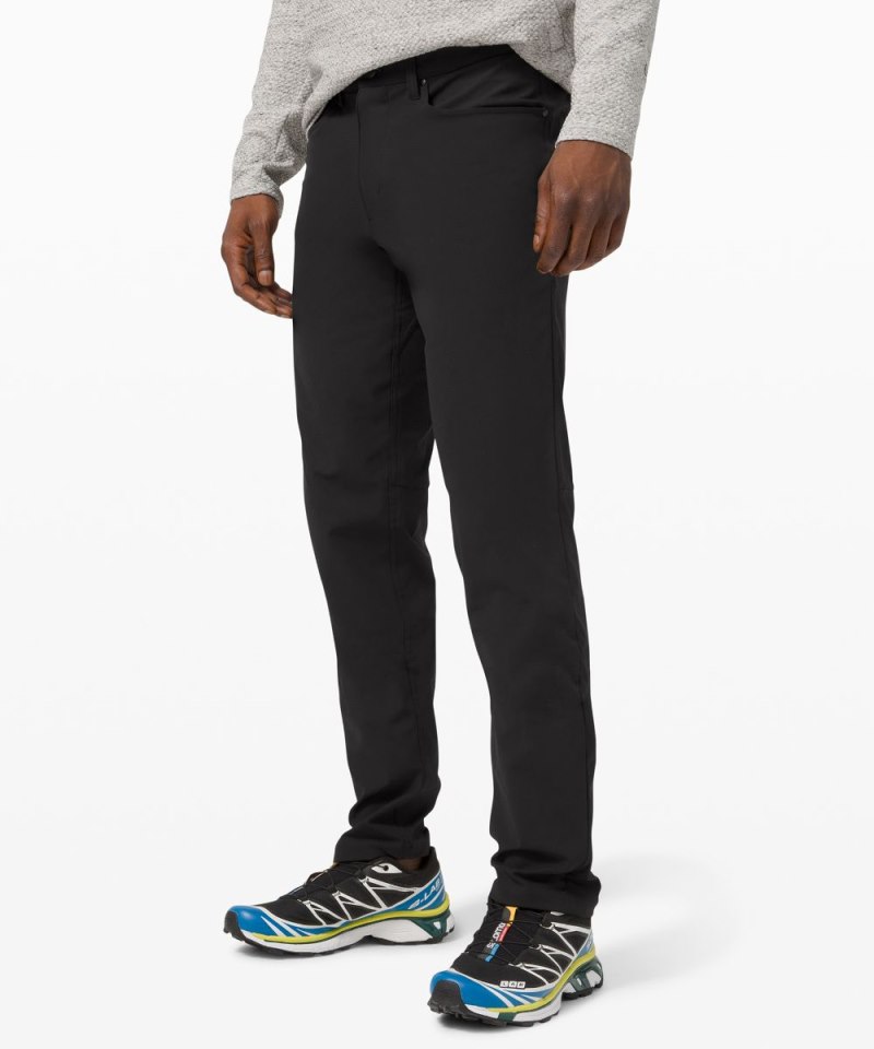 Lululemon ABC Classic-Fit 5 Pocket Pant 34"L *Warpstreme Black Online Outlet Sale