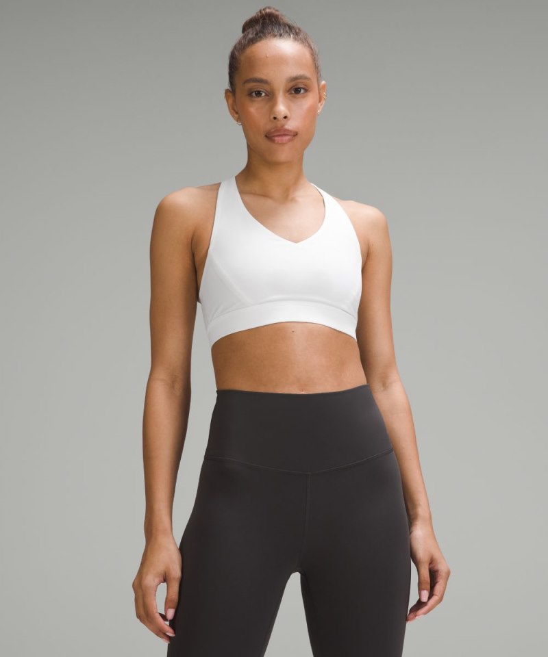 Lululemon Envital Bra *Medium Support, B / C Cup White Online Outlet Sale