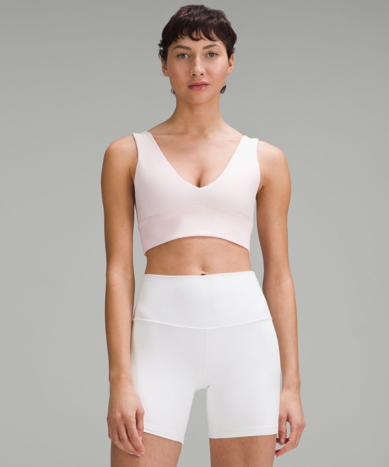 Lululemon lululemon Align™ V-Neck Bra *Light Support, A / B Cup Strawberry Milkshake Online Outlet Sale