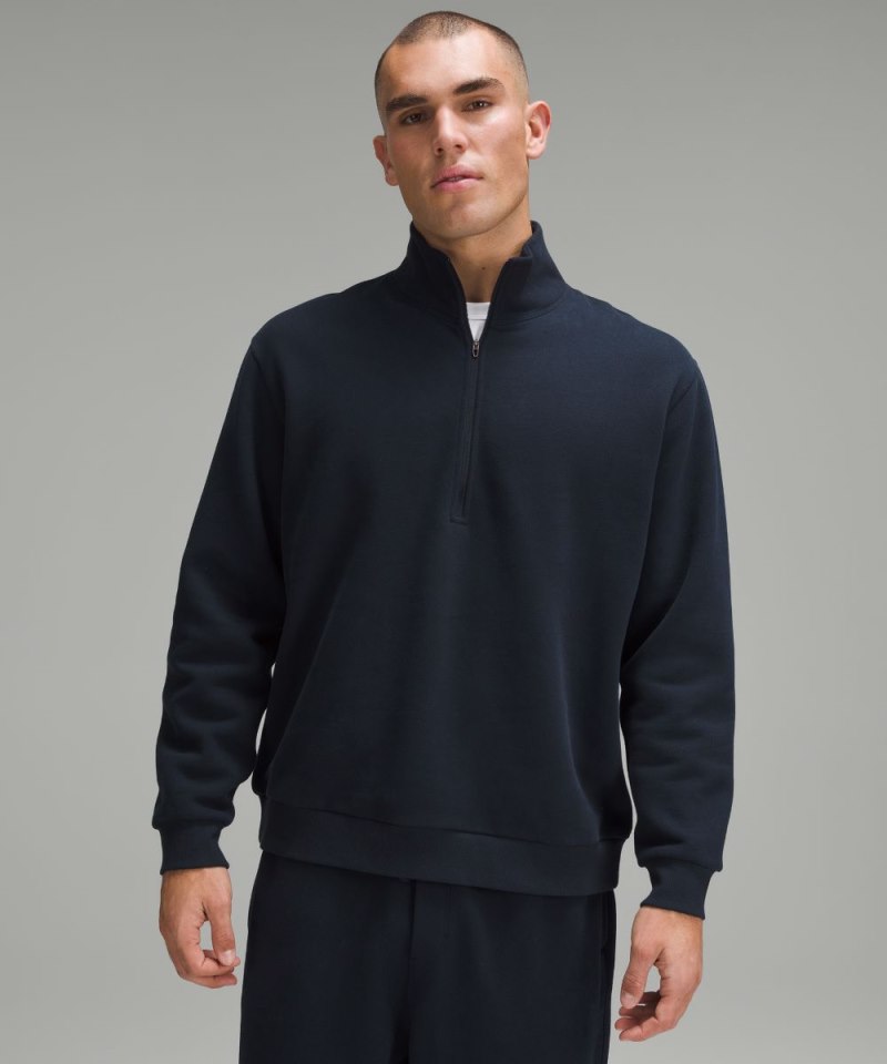 Lululemon Steady State Half Zip True Navy Online Outlet Sale