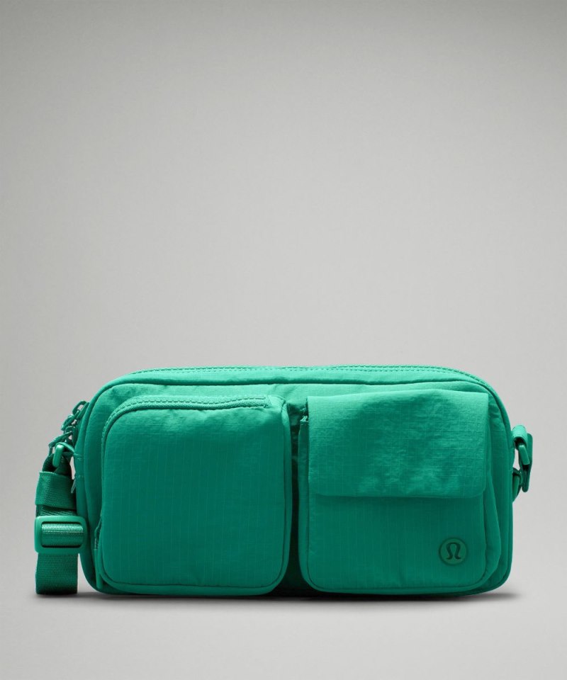 Lululemon Multi-Pocket Crossbody Bag 2.5L Cascadia Green Online Outlet Sale