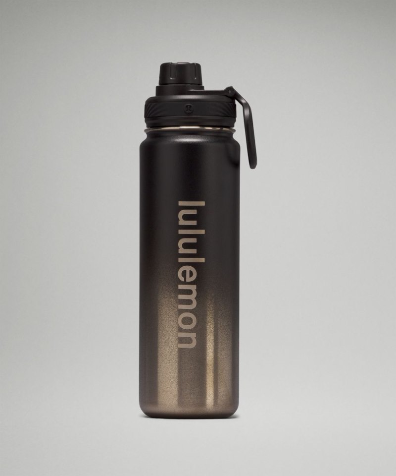 Lululemon Back to Life Sport Bottle 24oz Black / Stainless Steel Online Outlet Sale