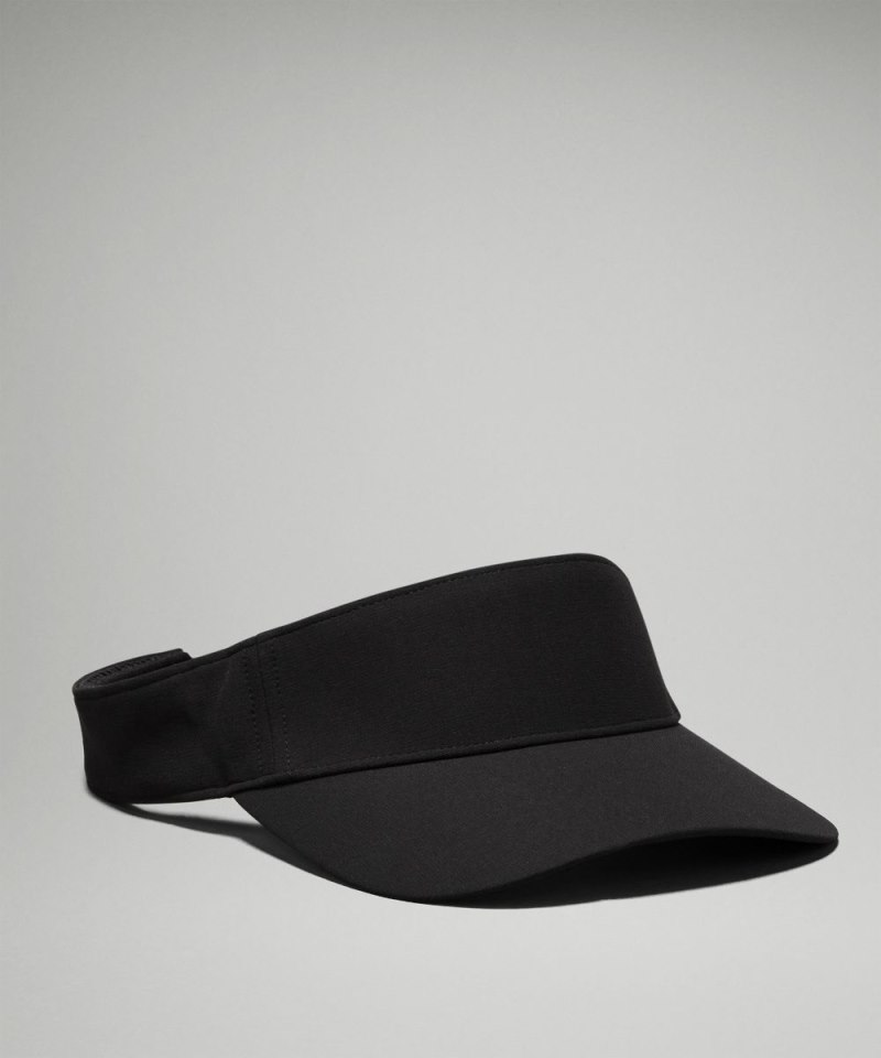 Lululemon Removable Sweatband All-Sport Visor Black Online Outlet Sale