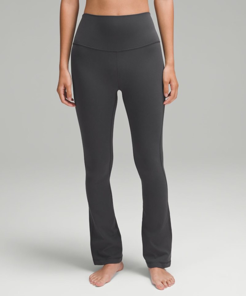 Lululemon lululemon Align™ High-Rise Mini-Flared Pant *Extra Short Graphite Grey Online Outlet Sale