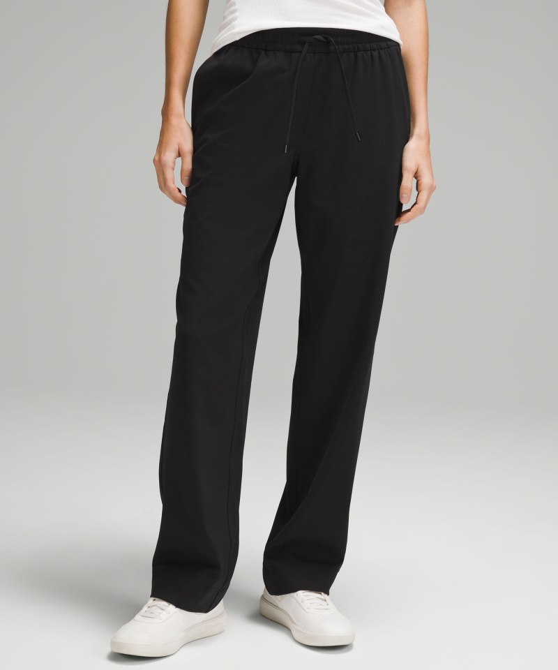 Lululemon Straight-Leg Mid-Rise Pant Luxtreme *Regular Black Online Outlet Sale