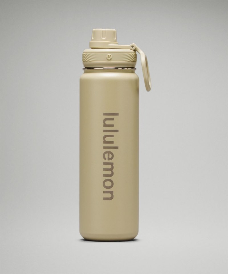 Lululemon Back to Life Sport Bottle 24oz Compass Khaki Online Outlet Sale