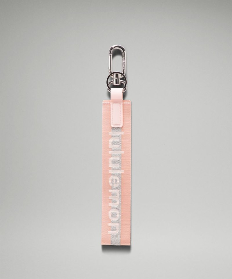 Lululemon Never Lost Keychain Pink Mist / Silver Online Outlet Sale