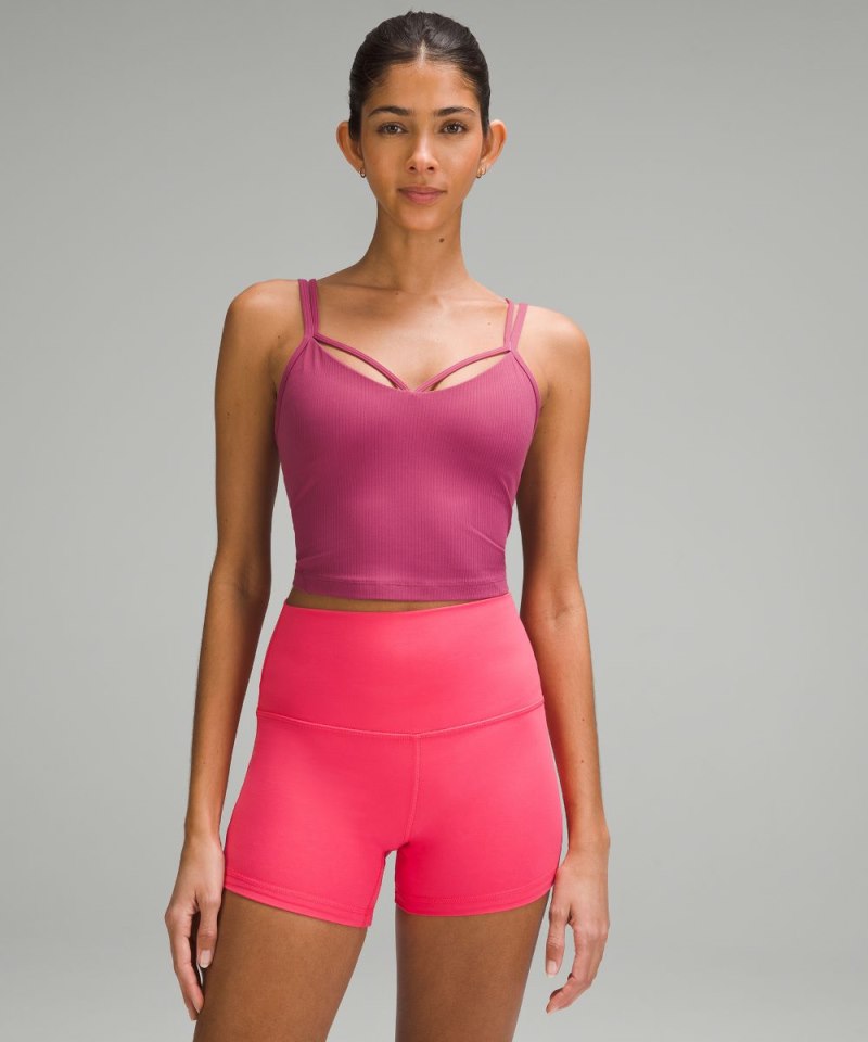 Lululemon lululemon Align™ Strappy Ribbed Tank Top Washed Mauve Online Outlet Sale