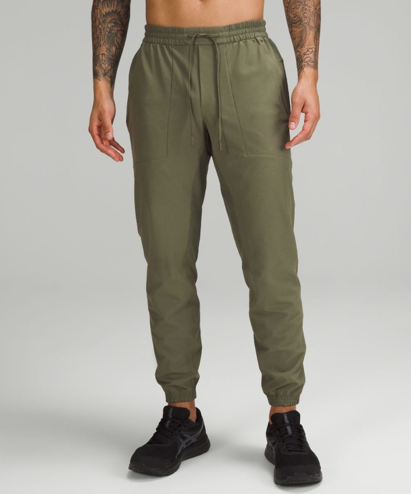 Lululemon License to Train Jogger Medium Olive Online Outlet Sale