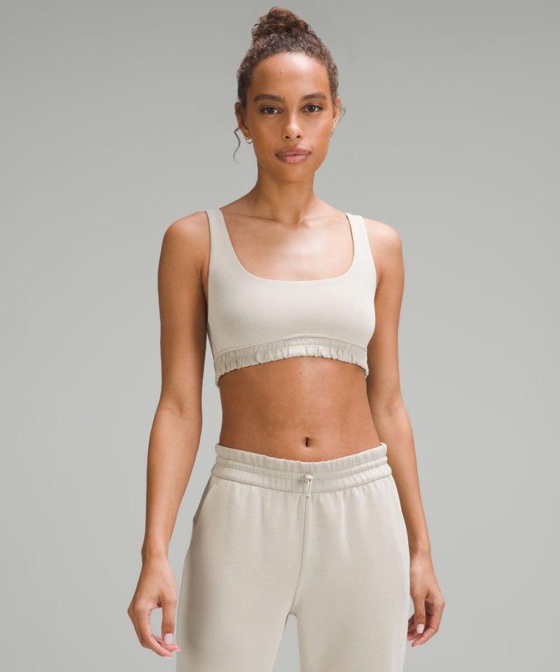 Lululemon Softstreme Scoop-Neck Bra *B / C Cup Mojave Tan Online Outlet Sale