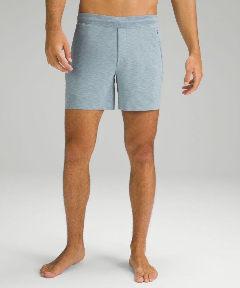 Lululemon Balancer Short 6" Heathered Chambray Online Outlet Sale