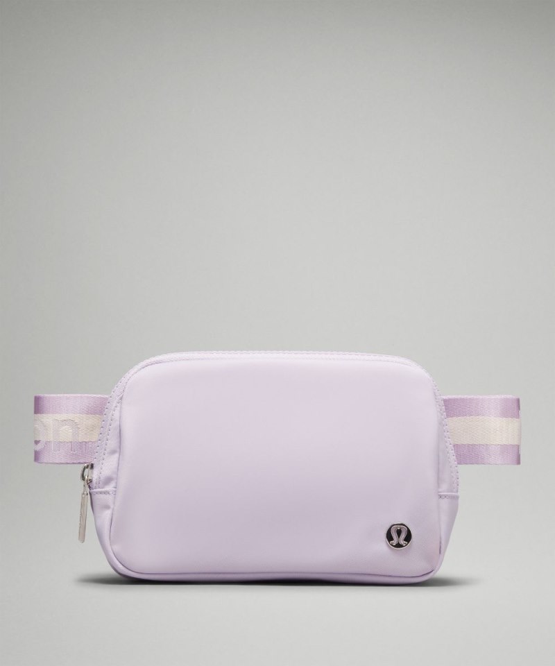 Lululemon Everywhere Belt Bag 1L *Wordmark Lilac Ether / White Opal / White Online Outlet Sale