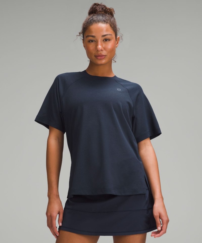 Lululemon Back-Vent T-Shirt True Navy Online Outlet Sale