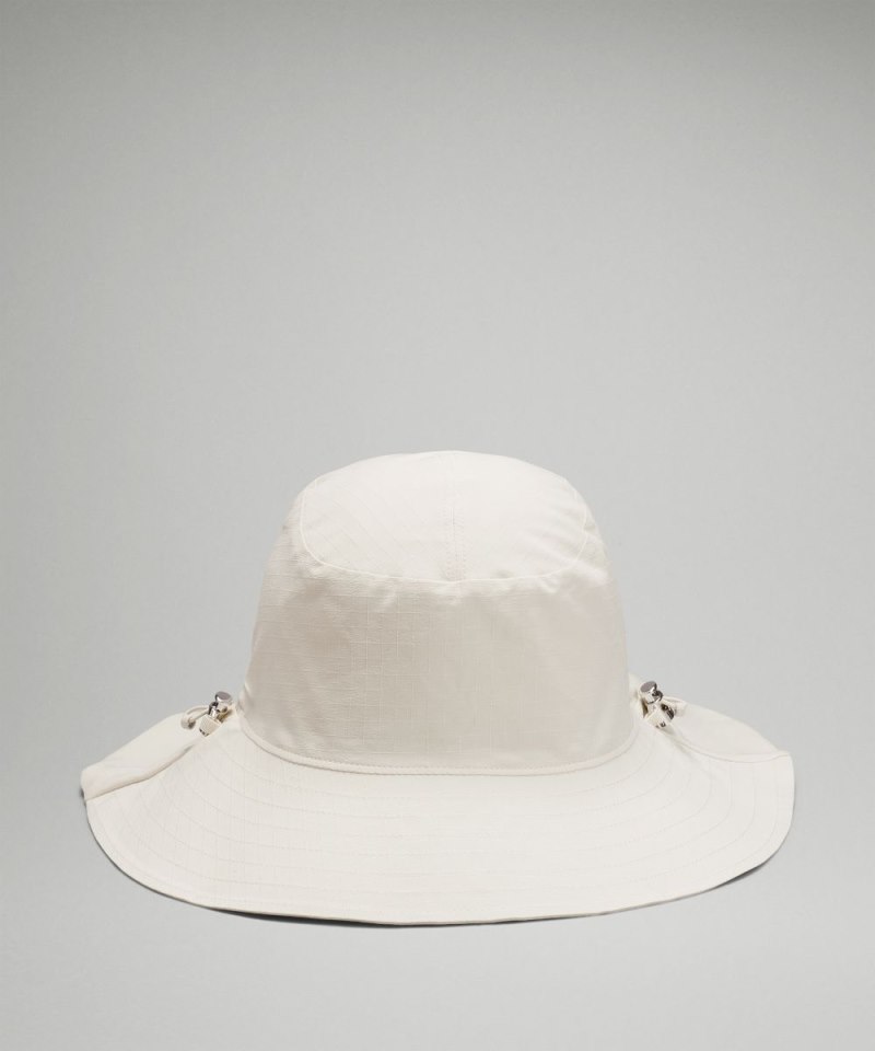 Lululemon Women's Cinchable Wide Brim Bucket Hat White Opal Online Outlet Sale