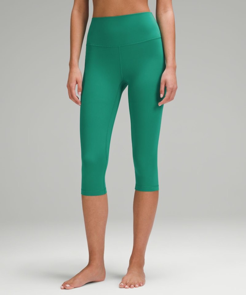 Lululemon lululemon Align™ High-Rise Crop 17" Cascadia Green Online Outlet Sale