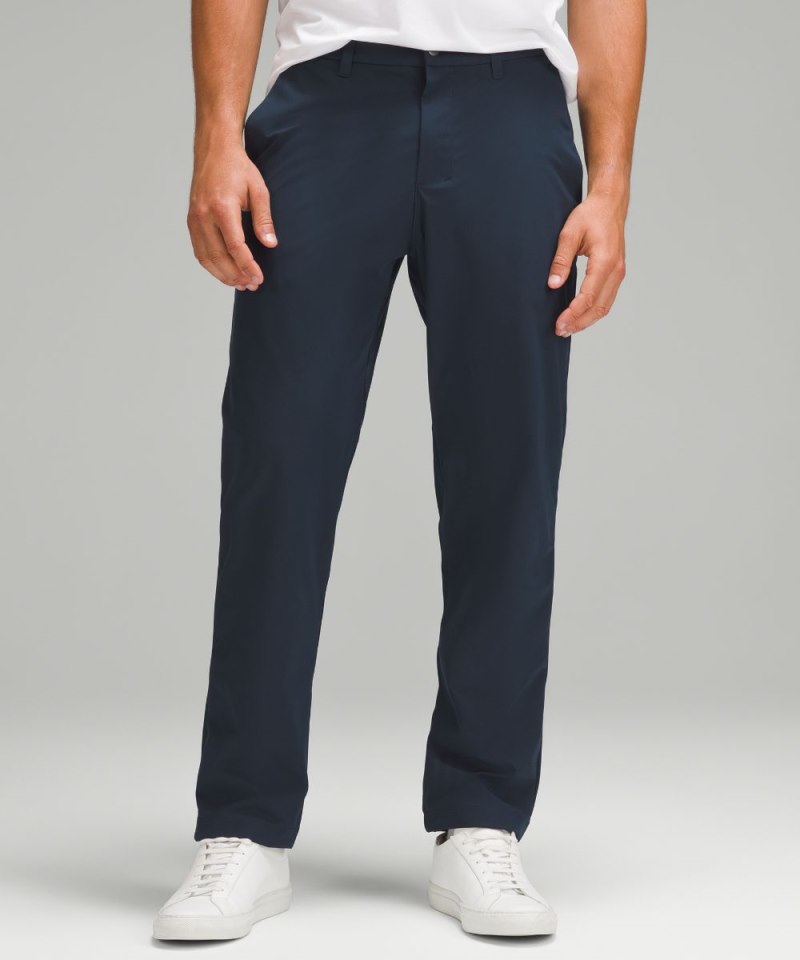 Lululemon ABC Relaxed-Fit Trouser 32"L *Warpstreme True Navy Online Outlet Sale